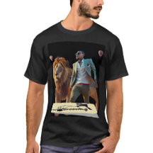 Walking shirt with lion
