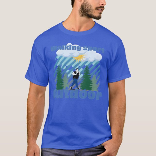 Walking sport outr retro boy T-Shirt (Front)