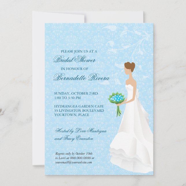 Walking the Aisle Bridal Shower Invitation (Front)