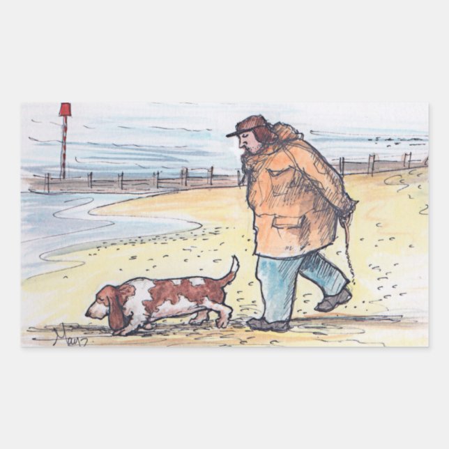 Walking the dog - 02 sticker (Front)