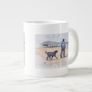 walking the dog - 07 large coffee mug