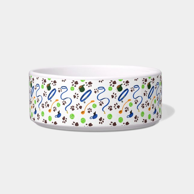 Walking the dog - Dog Bowl (Front)