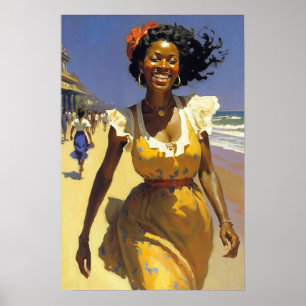 Walking the shore poster