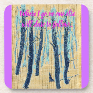 Walking Through Snowy Forest Coaster