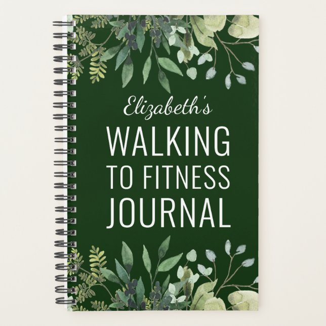 Walking to Fitness Weekly Goals Planner (Front)