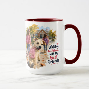 Walking to School with My Best Friends Mug