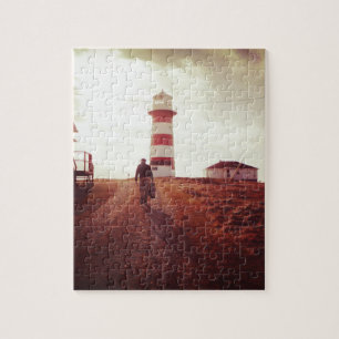 Walking To The Lighthouse Jigsaw Puzzle