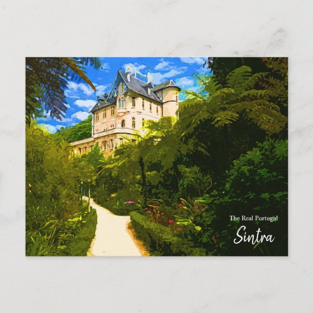 Walking up to Eden, Portugal  Postcard (Front)