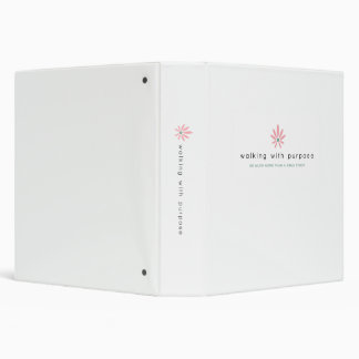 Walking with Purpose Logo Binder – 1.5" Avery Sign
