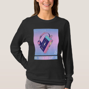 Walkman Tape Cassette Player 80s Japanese Otaku Ae T-Shirt