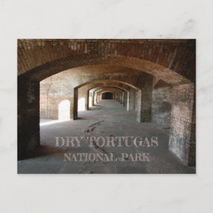 Walkway Arches, Fort Jefferson, Dry Tortugas Postcard