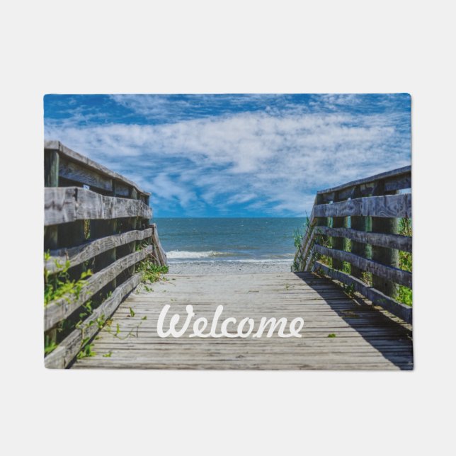 Walkway To Paradise Welcome Doormat (Front)