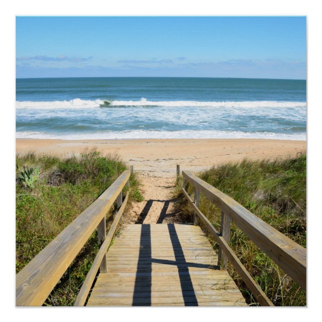 Walkway to the Beach Poster (Front)