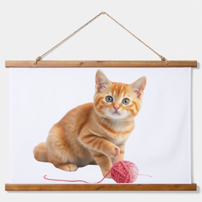Wall Art & Décor Tapestries. Pet Cat (Front)