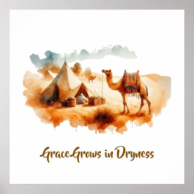 Wall art- Desert Painting  Poster (Front)