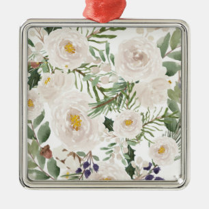 Wall Art Floral Metal Ornament