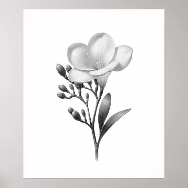 Wall Art flower poster (Front)