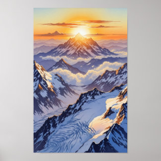 Wall art. Icebergs Poster