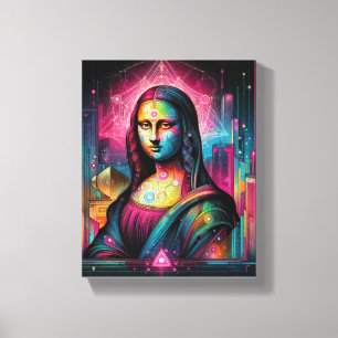 WALL ART Mona Lisa Portrait / Painting Canvas