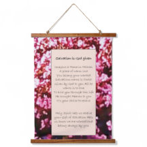 Wall Art Scroll "Salvation is God Given "