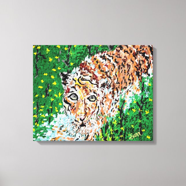 Wall Art : Tiger On The Prowl  (Front)