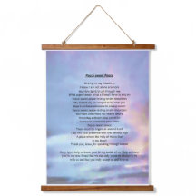 Wall art titled Peace sweet Peace  decor