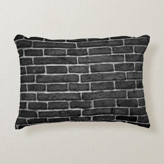 Wall brick brick wall building accent pillow (Front)