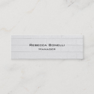 Wall Brick Unique Modern Minimalist Mini Business Card