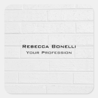 Wall Brick Unique Modern Minimalist Square Sticker