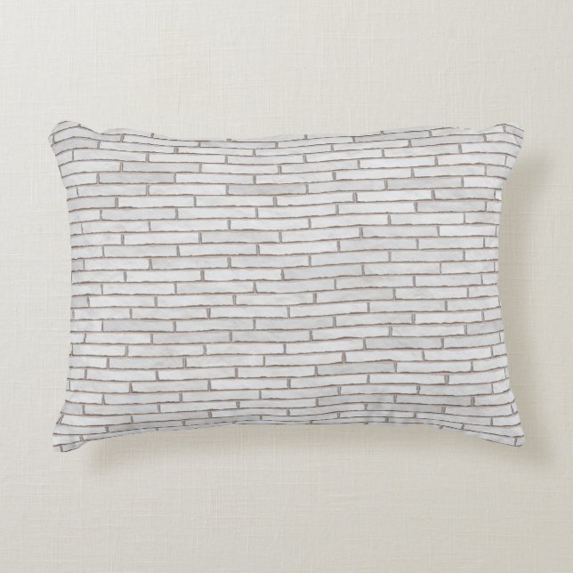 Wall bricks template structure accent pillow (Front)