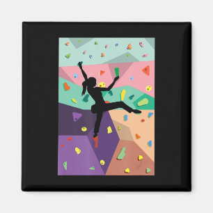 Wall Climbing Indoor Rock Climbers Action Sports A Magnet