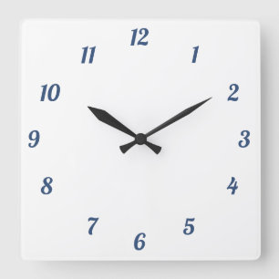 Wall Clock, 27.3 cm Square Acrylic Clock