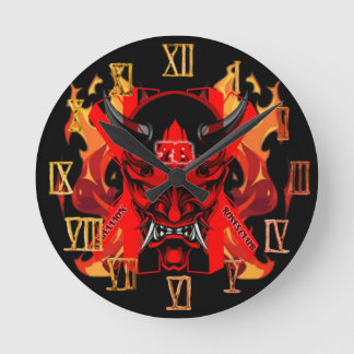 Wall Clock Evil Samurai 