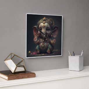 Wall Clock - Ganesha