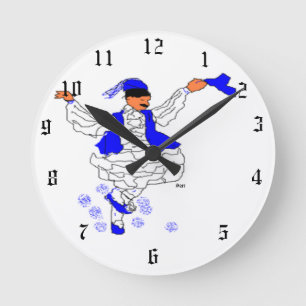Wall Clock : Greek Evzone Dancing