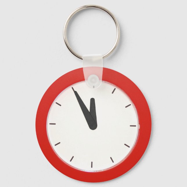 Wall Clock Keychain (Front)