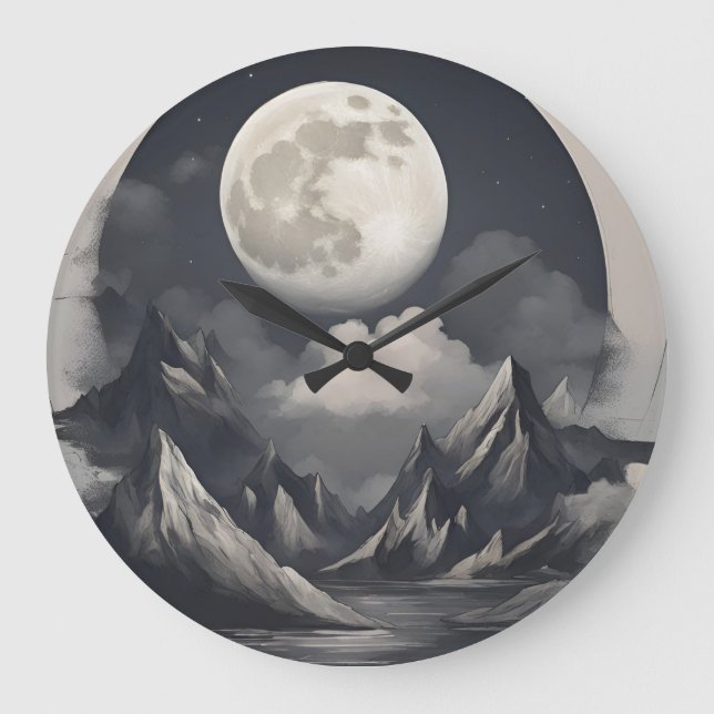 Wall Clock Moon (Front)