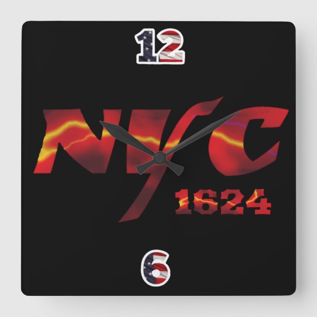 Wall Clock NYC 1624 (Front)