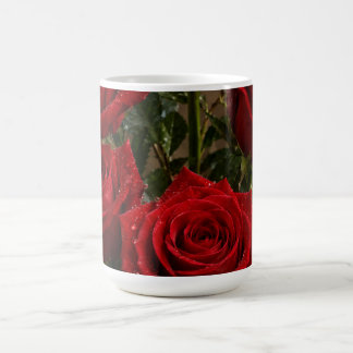 Wall Clock Roses Coffee Mug