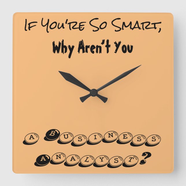 Wall Clock Smart Business Analyst (Front)