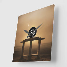 WALL CLOCK SQUARE SHAPE