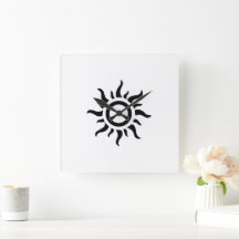 Wall Clock - Sun
