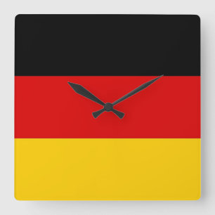 Wall Clock with Flag of Germany