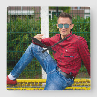 Wall clock with good vibes