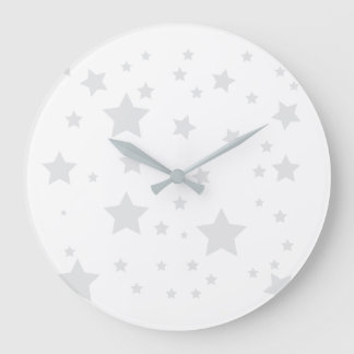 Wall clock with stars