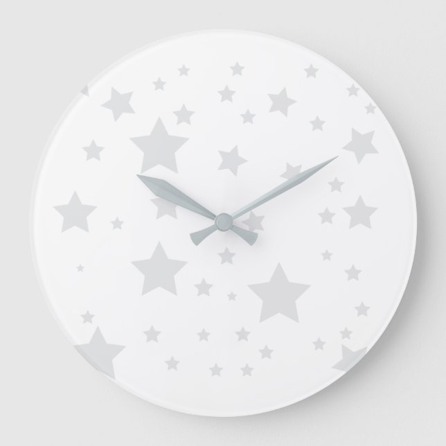 Wall clock with stars (Front)