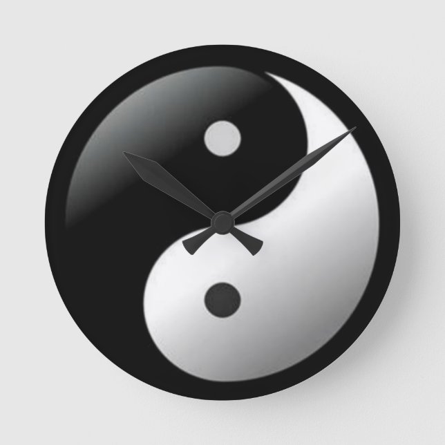 Wall Clock Yin Yang  (Front)