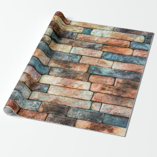 Wall damme stonewall pattern wrapping paper