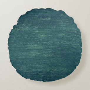 Wall dark wooden green grunge round pillow