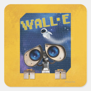 WALL-E 2 SQUARE STICKER